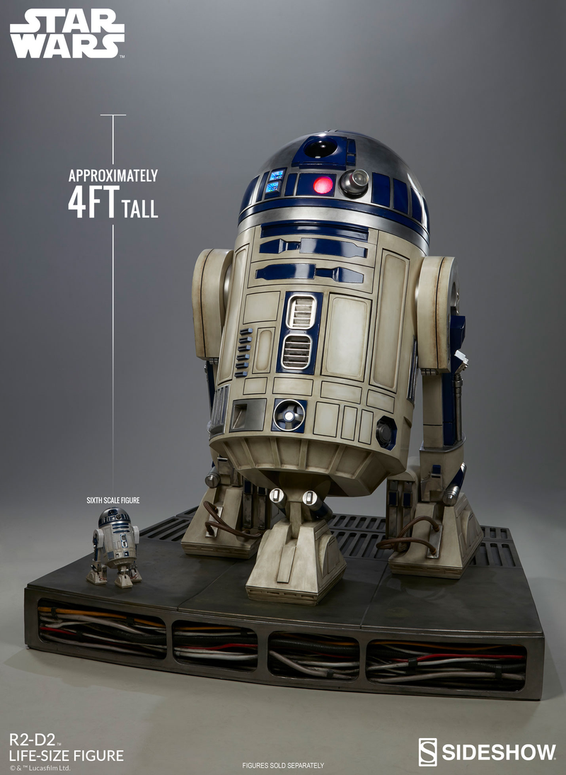 Illustration for article titled Look At This 1:1 R2-D2 "Figure" (If You've Got $7500 To Spend)